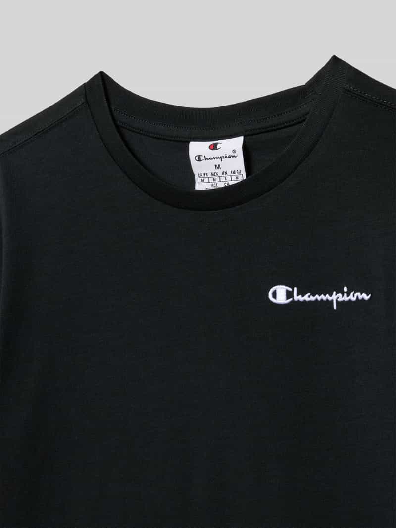 Champion T-shirt met labelstitching