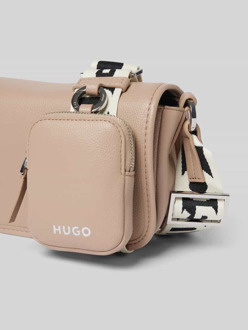 HUGO Handtas met labelprint model 'Bel'