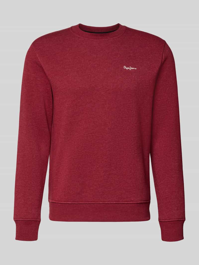 Pepe Jeans Regular fit sweatshirt van katoenmix model 'GRIFFIN'