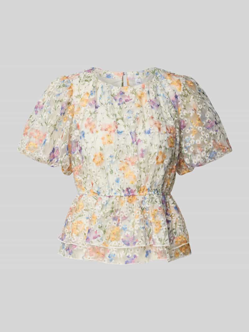 YAS Blouseshirt met pofmouwen model 'LEANNA'