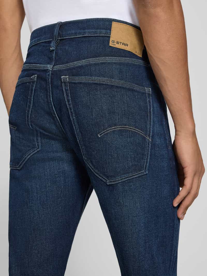 G-Star Slim fit jeans van katoenmix model 'Streem' faded chopper, foto 5