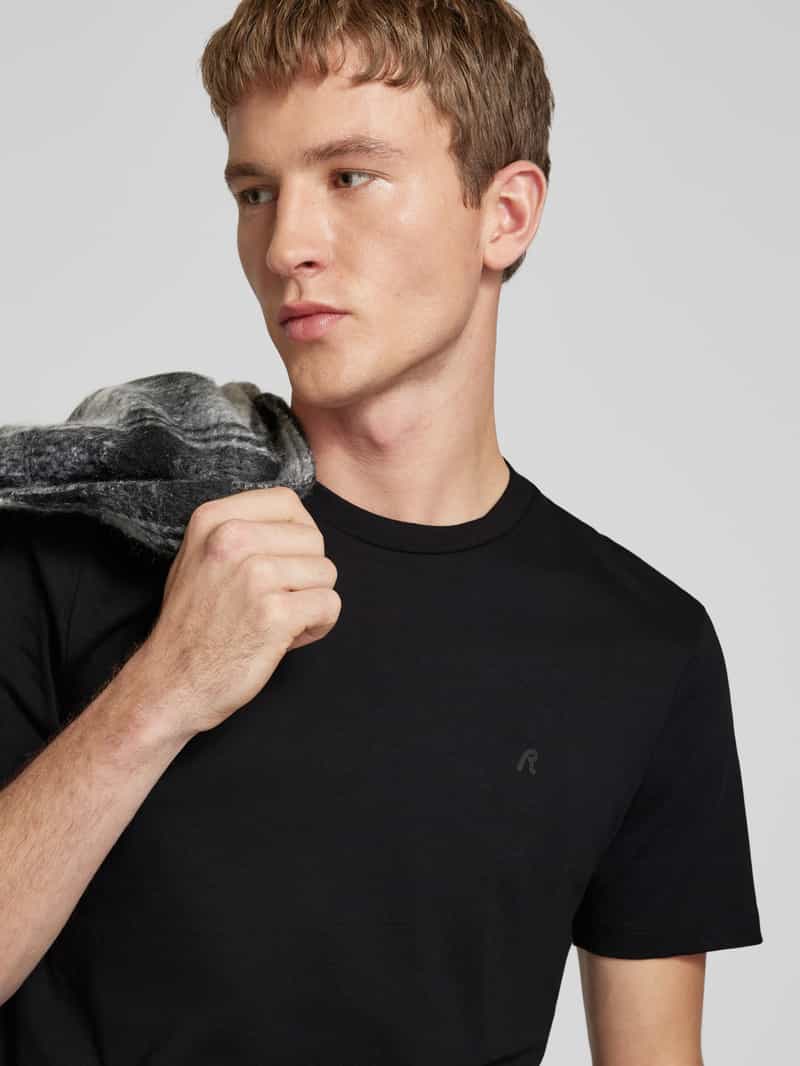 Replay T-shirt met labeldetail