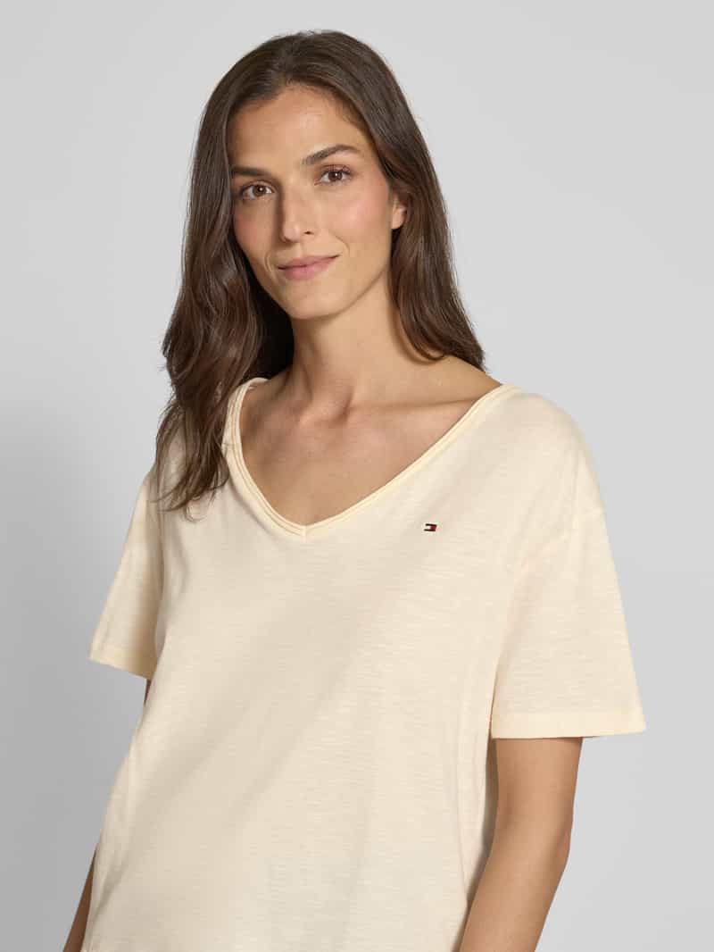 Tommy Hilfiger Regular fit T-shirt van puur katoen