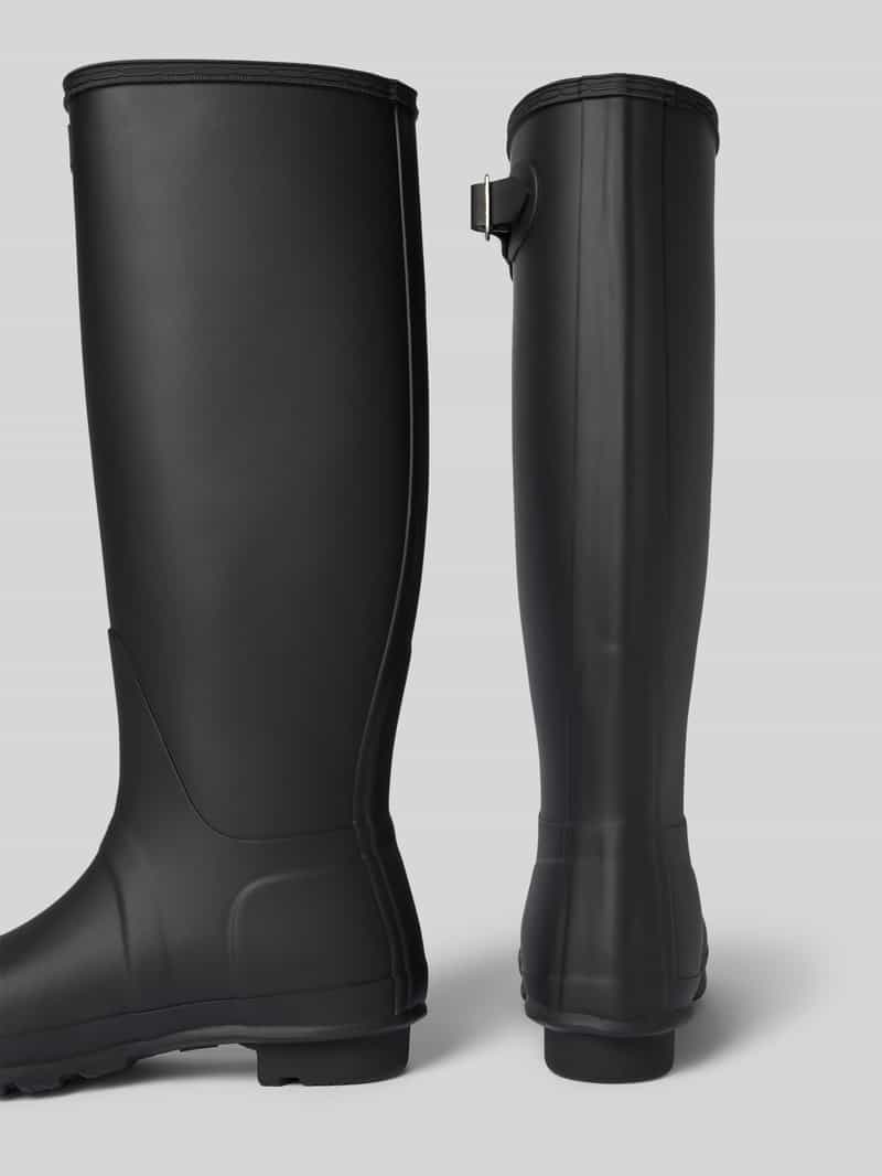Hunter Rubberen laarzen met labeldetail