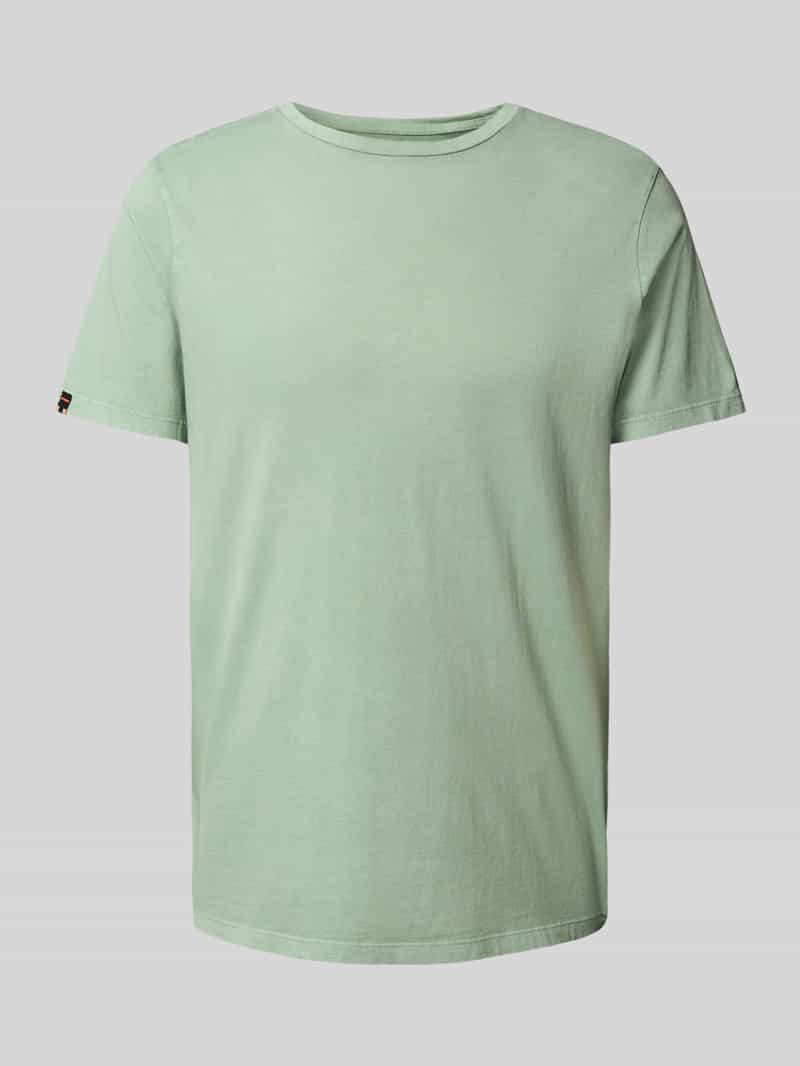 Superdry T-shirt met labeldetail