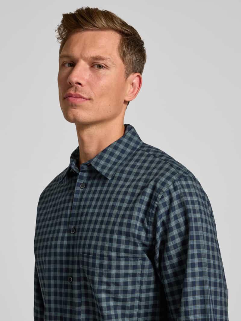 Scotch & Soda Relaxed fit vrijetijdsoverhemd met kentkraag