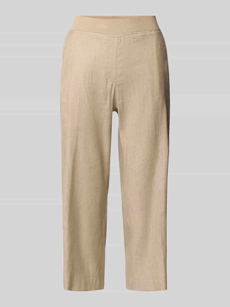 Raphaela By Brax Broek met verkorte pasvorm en elastische band