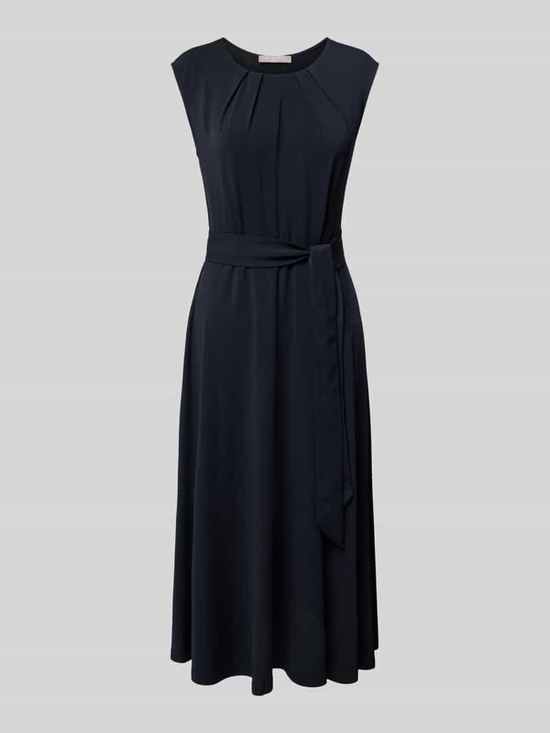 Christian Berg Woman Selection Midi-jurk met strikceintuur