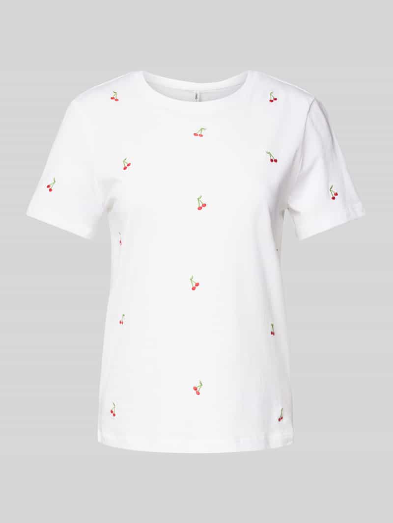 Only Regular fit T-shirt van puur katoen model 'KETTY LIFE'