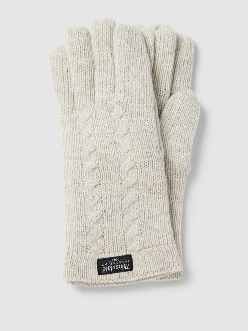 Handschoenen met labeldetail EEM