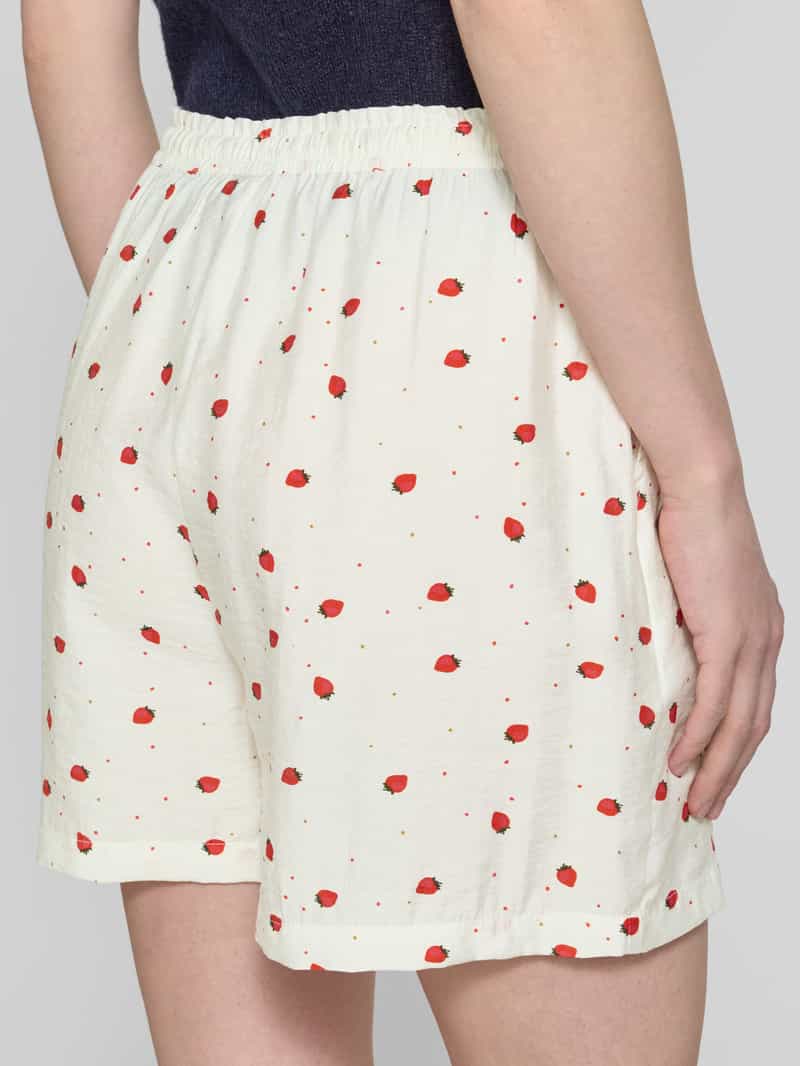 Vero Moda Korte regular fit broek met elastische band model 'ODETTE'