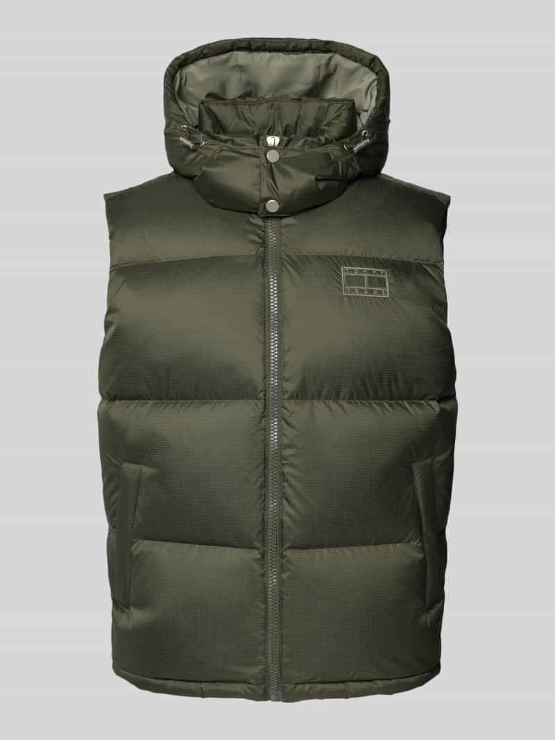 Tommy Jeans Regular fit bodywarmer met afneembare capuchon
