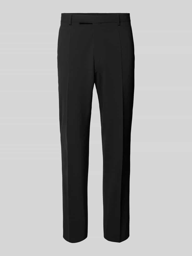 Boss Regular fit pantalon van scheerwolmix model 'H-LEON-MM-C-NF'