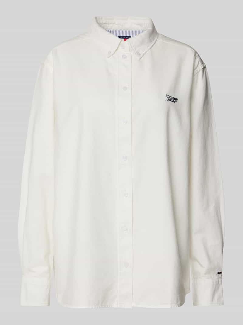 Tommy Jeans Relaxed fit overhemdblouse model 'SCRIPT'