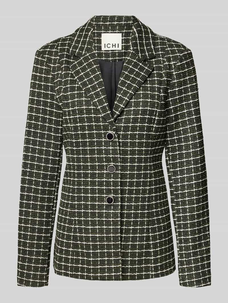 Ichi Slim fit blazer met reverskraag model 'KATE'