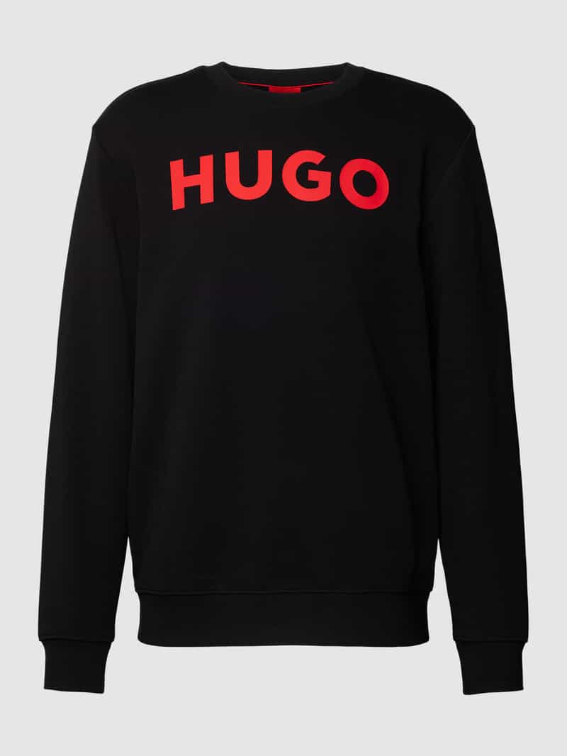 HUGO Sweatshirt met labeldetail model 'Dem'