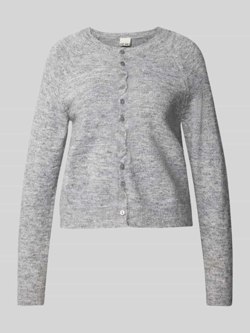 Ichi Regular fit gebreid jack van wolmix model 'SAGE'