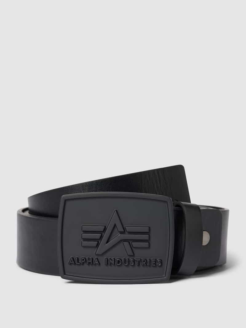 alpha industries Riem in effen design model 'ALL BLACK'