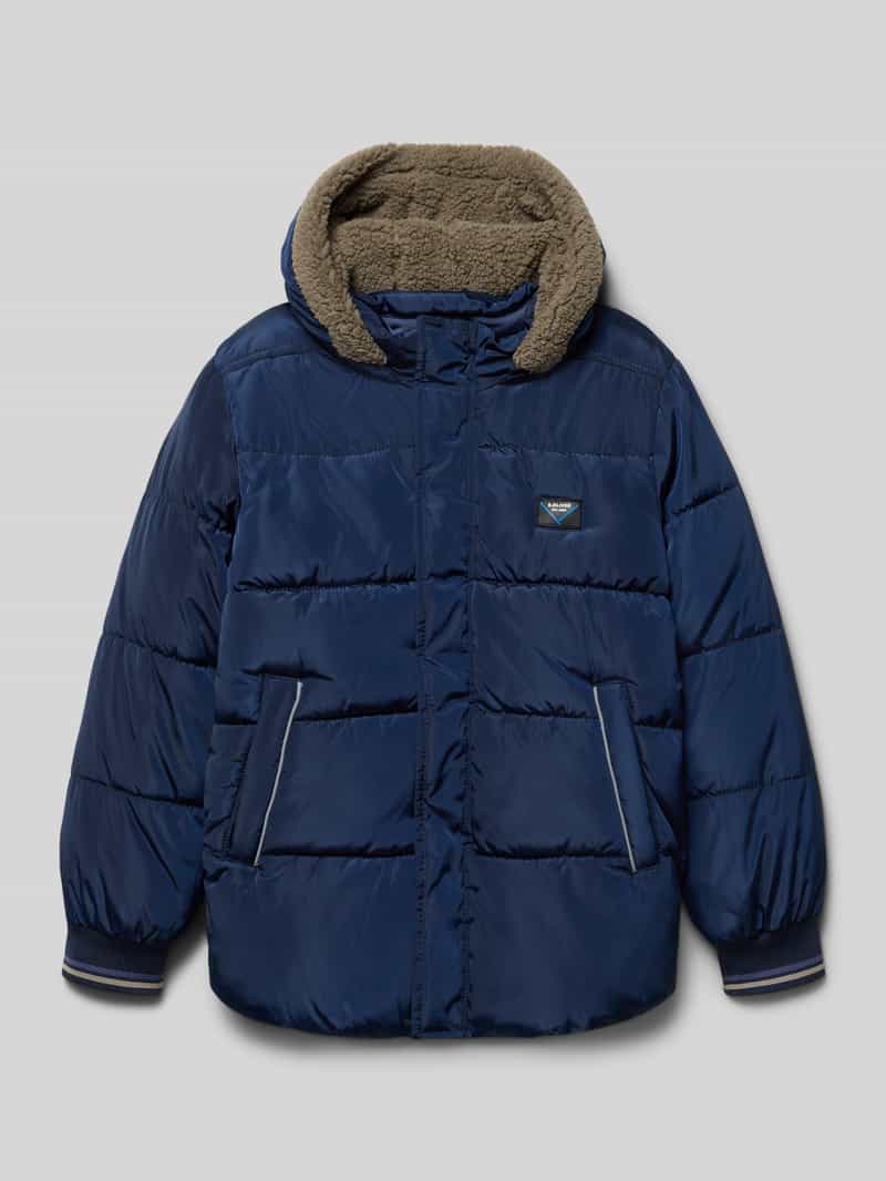 s.Oliver RED LABEL Regular fit gewatteerd jack met labelpatch
