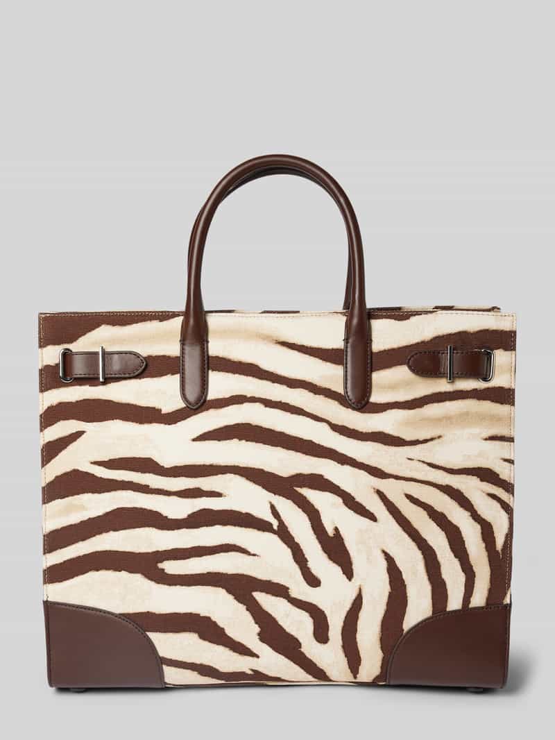 Lauren Ralph Lauren Tote bag met structuurmotief model 'DEVYN'