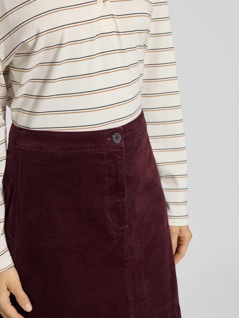 Marc O'Polo Licht uitlopende minirok van katoenmix