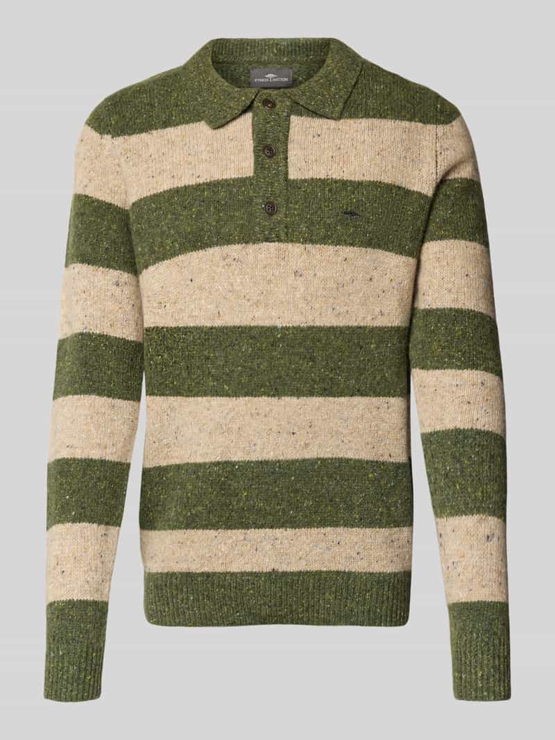 FYNCH-HATTON Gebreide pullover met polokraag