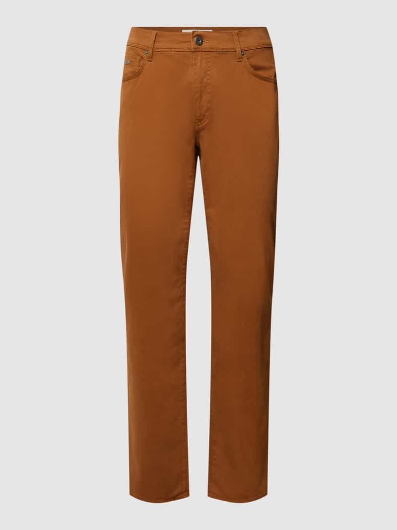 BRAX Straight fit chino met labeldetail, model 'Cadiz'