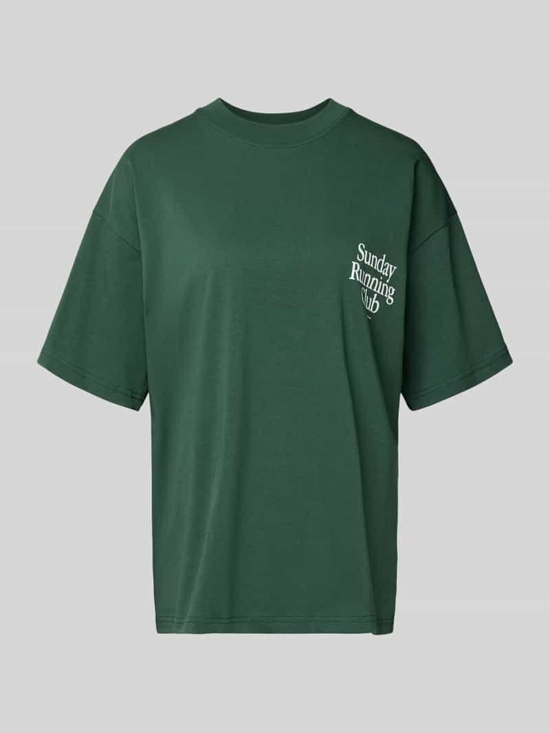 ANOTHER COTTON LAB Oversized T-shirt met ronde hals