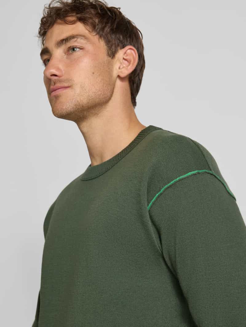 Scotch & Soda Gebreide pullover met ronde hals
