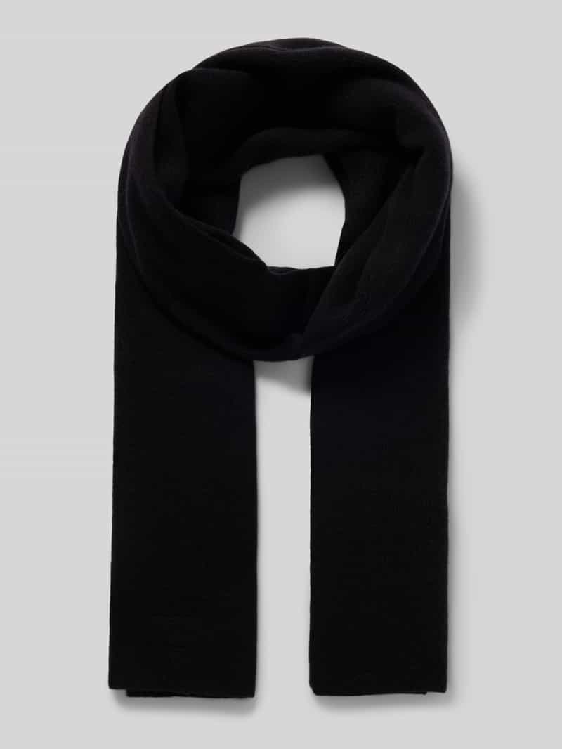 Knowledge Cotton Apparel Wollen sjaal met labeldetail