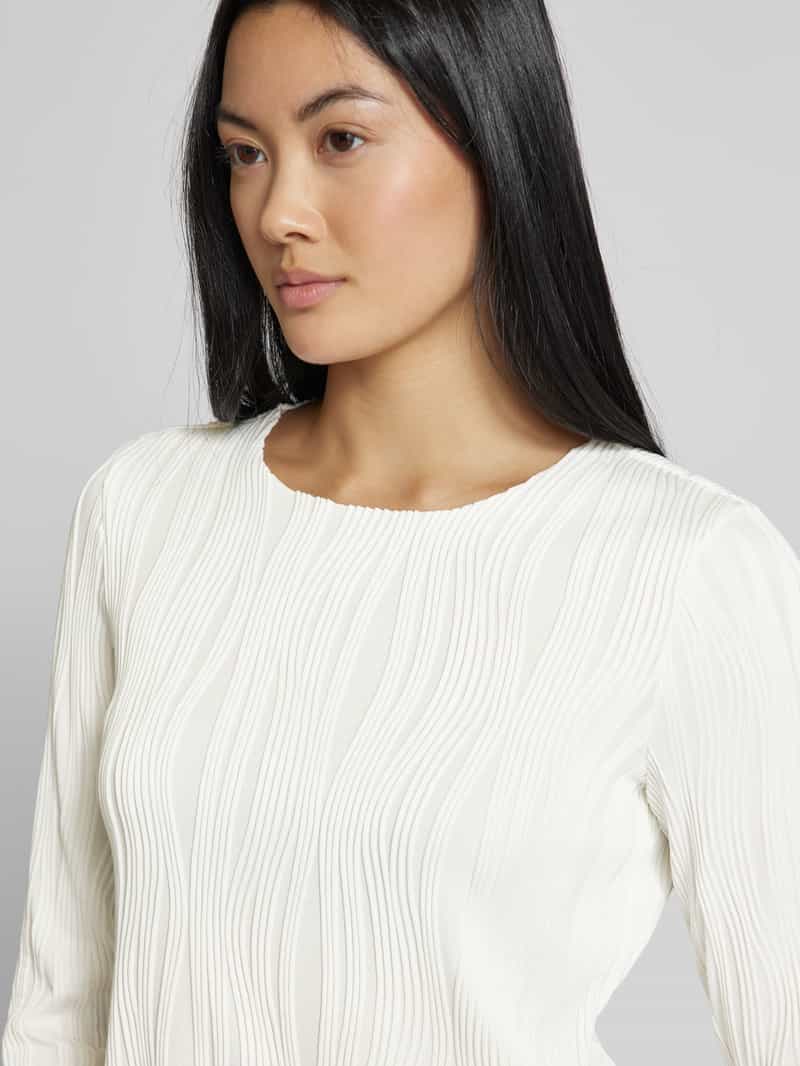 Christian Berg Woman Selection Shirt met lange mouwen en structuurmotief
