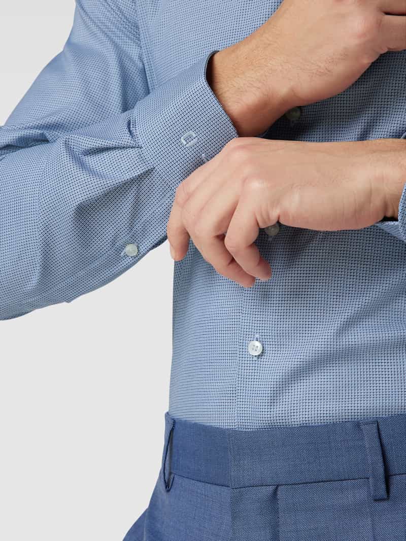 OLYMP Level Five Slim fit zakelijk overhemd met effen structuur