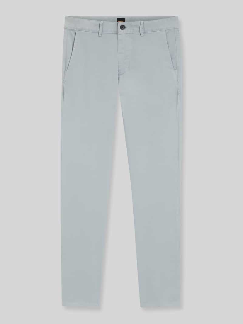 slim fit chino van katoenmix model 'CHINO SLIM'