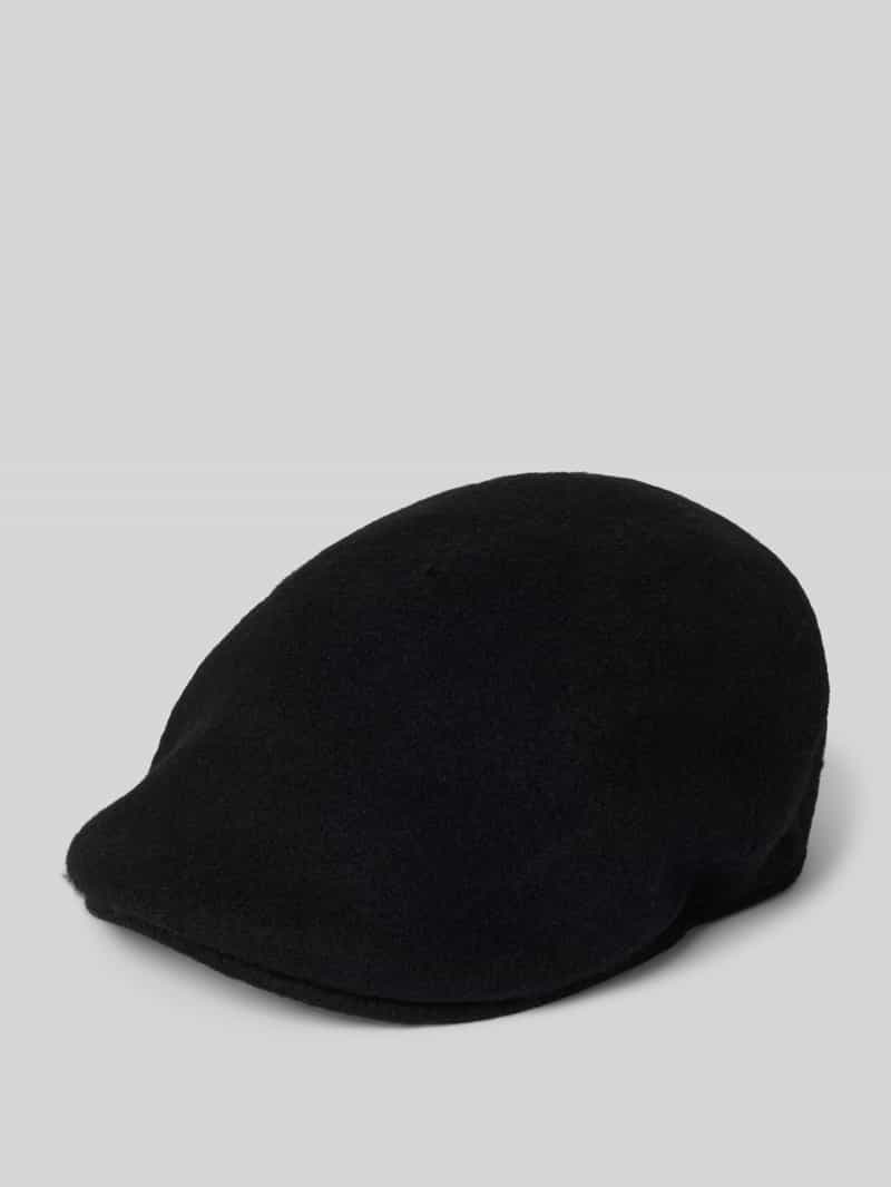Barts Platte pet van wol met labelpatch model 'Fjordur'