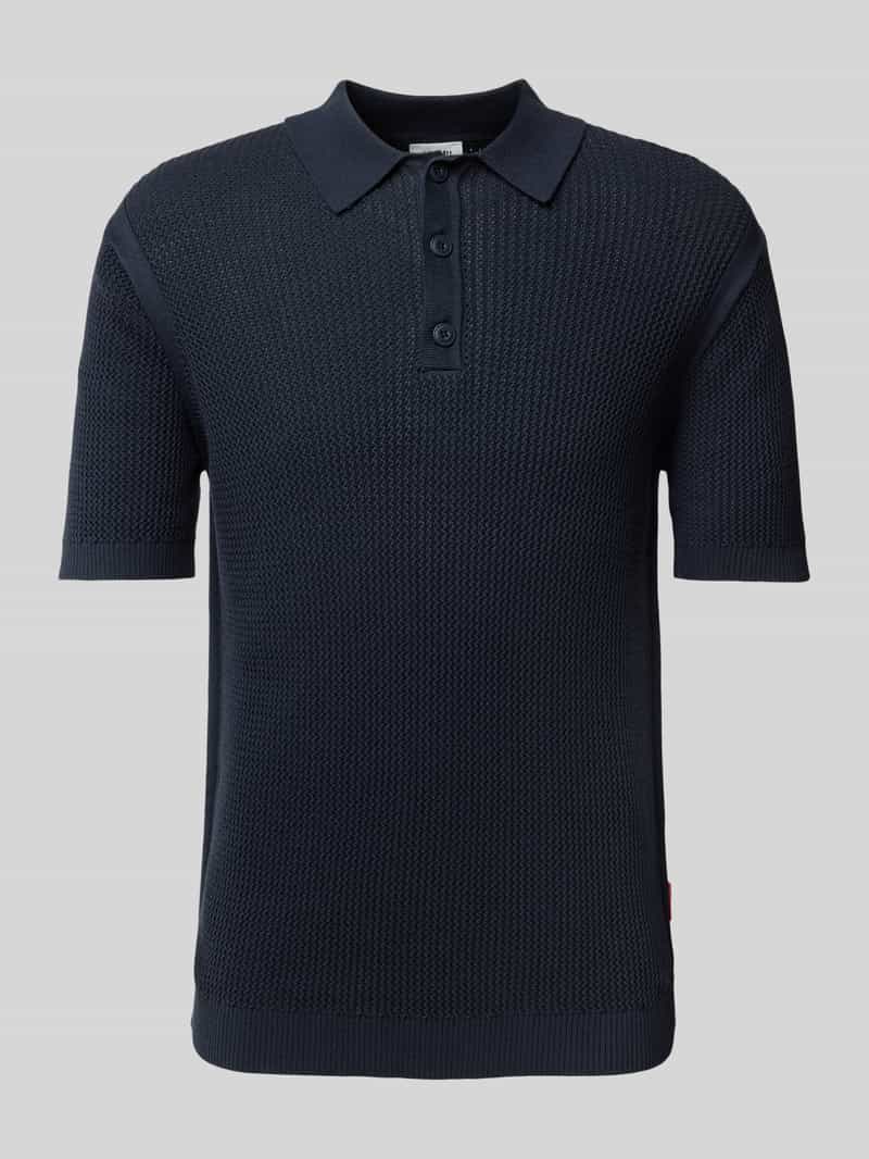 JOOP! JEANS Slim fit poloshirt met polokraag