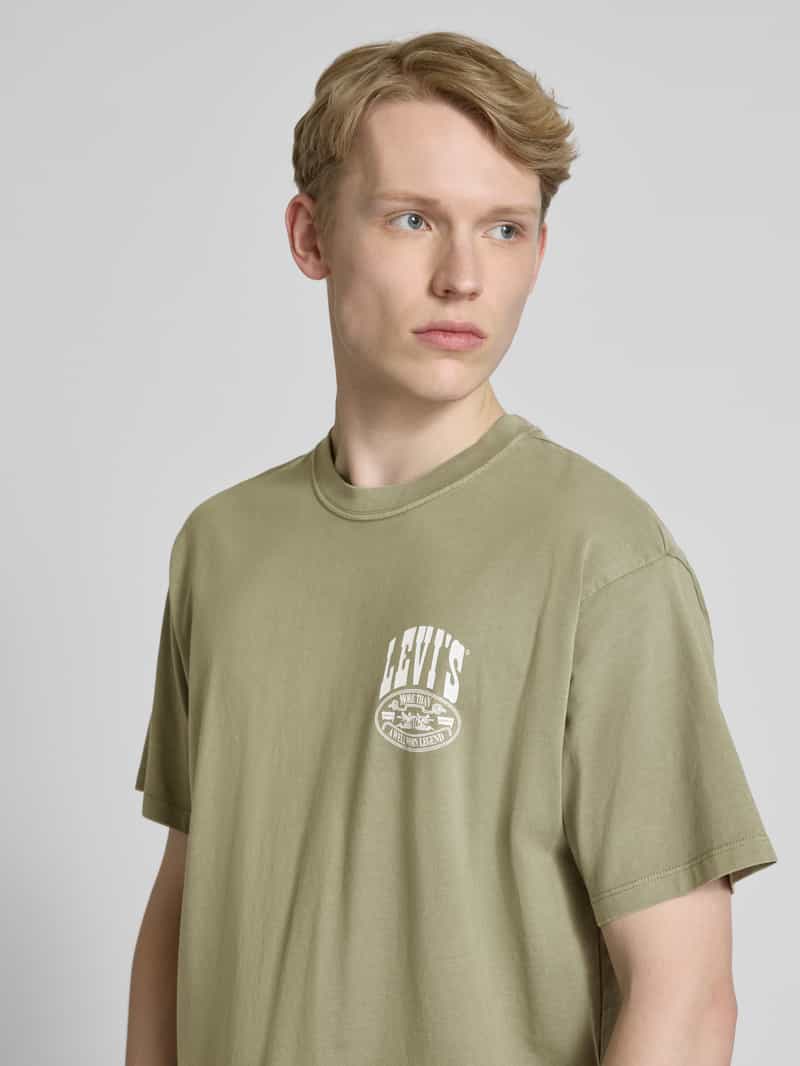 Levi's Vintage fit T-shirt met labeldetails