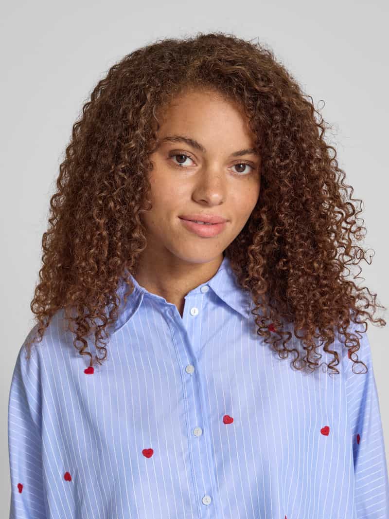 Only Boxy fit overhemdblouse van puur katoen model 'NEW LINA GRACE'