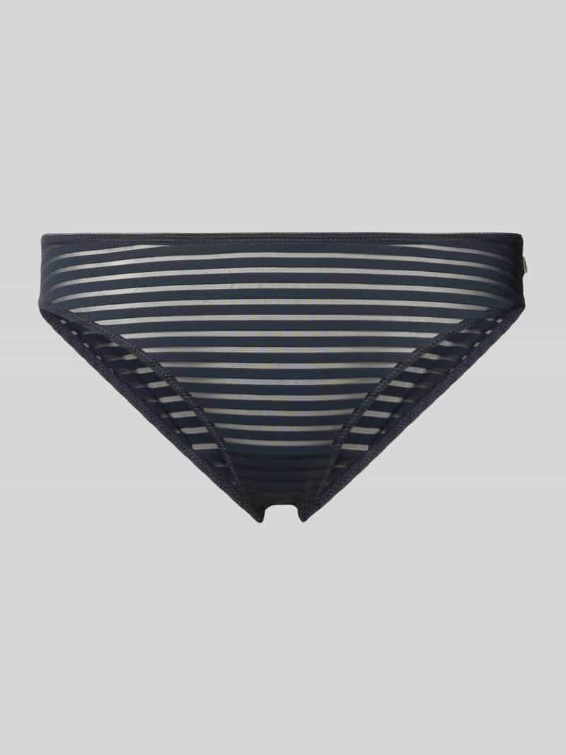 Marc O'Polo Slip met semi-transparant streepmotief