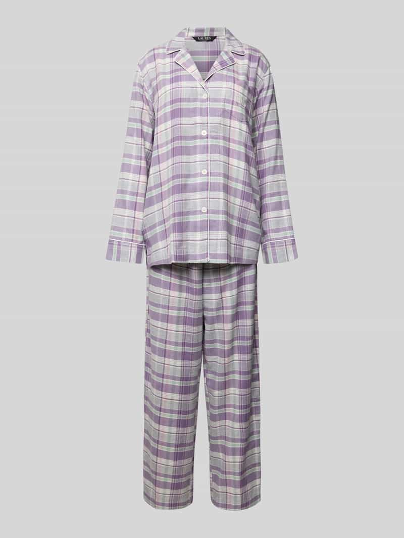 Lauren Ralph Lauren Pyjama met reverskraag