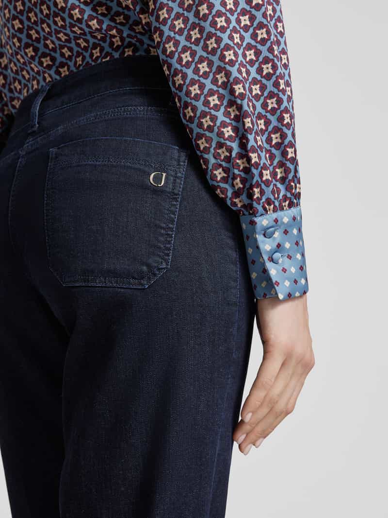 CAMBIO Wide leg jeans met steekzakken model 'TESS'