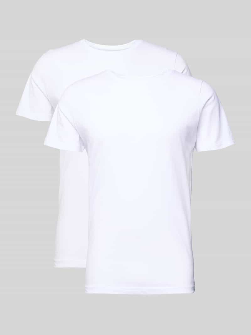 T-shirt van katoen in een set van 2