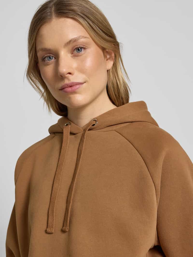 Opus Hoodie met tunnelkoord model 'Peach'