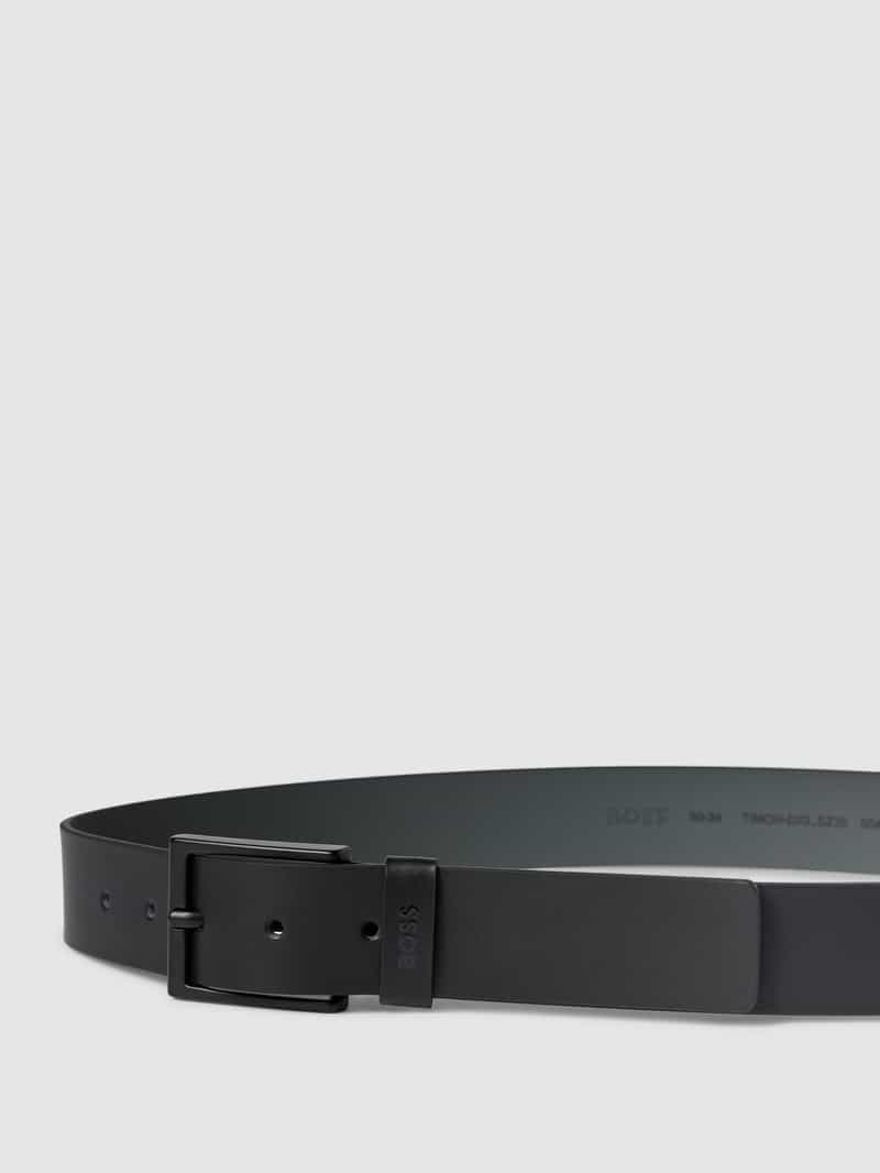 Boss Riem met labeldetail model 'Timon'