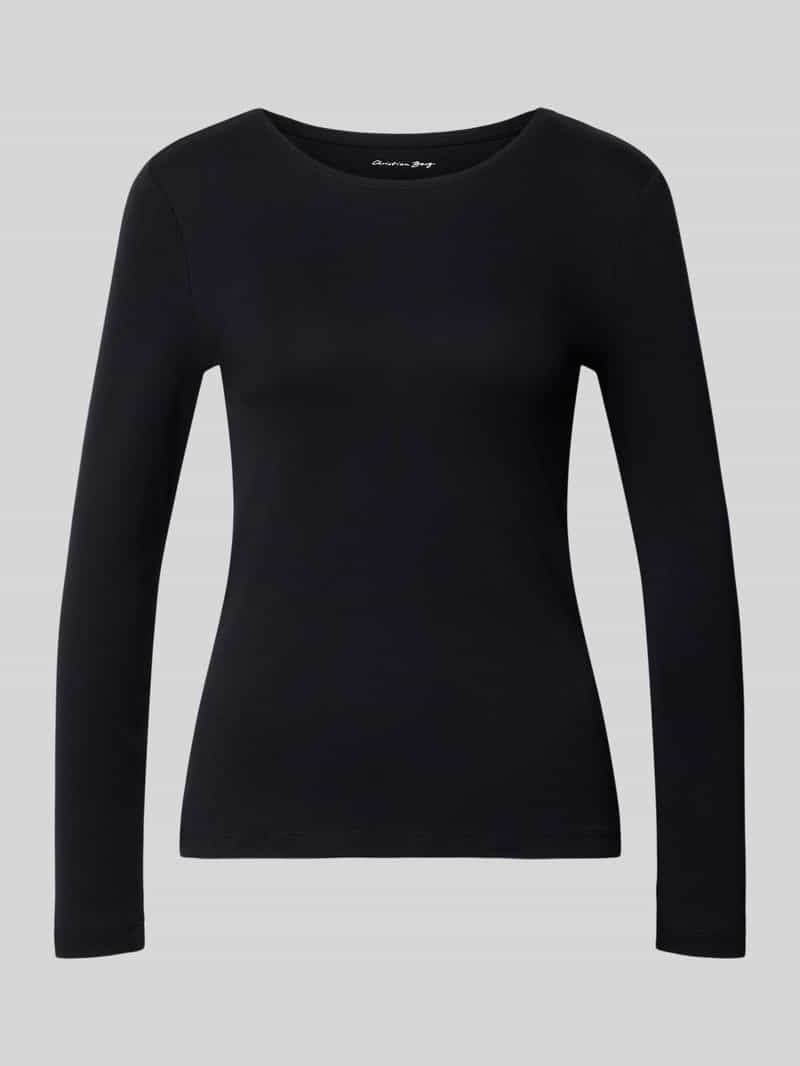 Christian Berg Woman Slim fit shirt met lange mouwen van puur katoen
