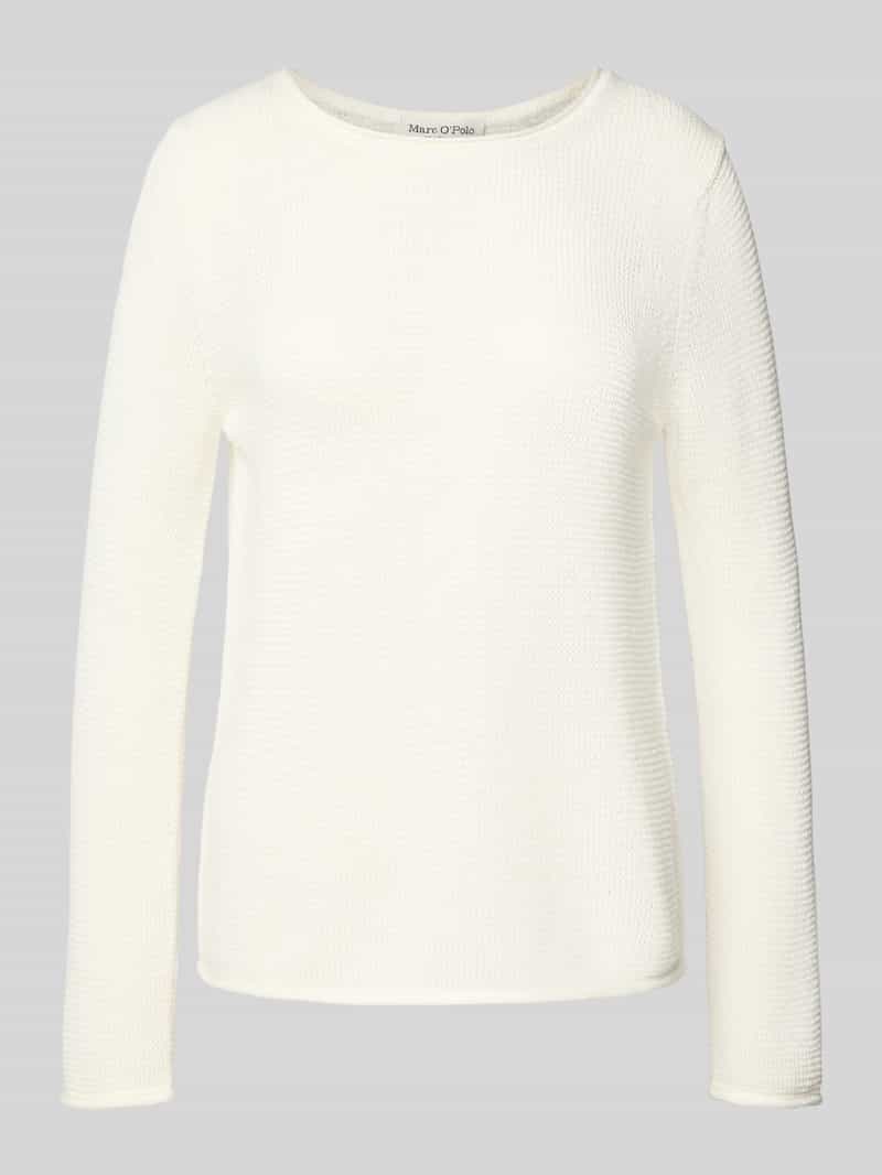 Marc O'Polo Regular fit gebreide pullover van zuiver katoen