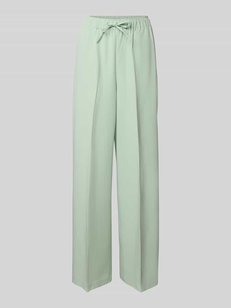 Tom Tailor Denim Loose fit wide leg paperbagbroek met tunnelkoord