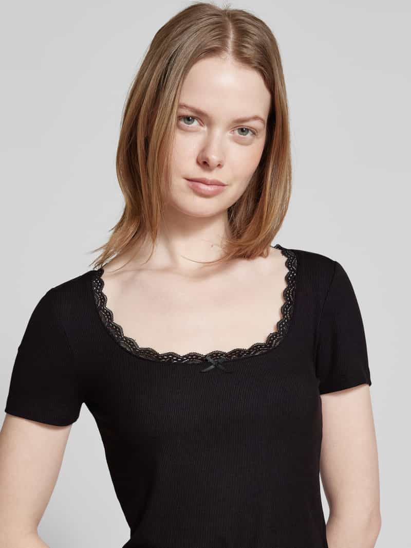 Guess T-shirt met strikdetail model 'LIA'