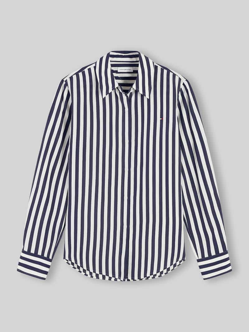 Tommy Hilfiger blouse met lange mouwen met streepmotief