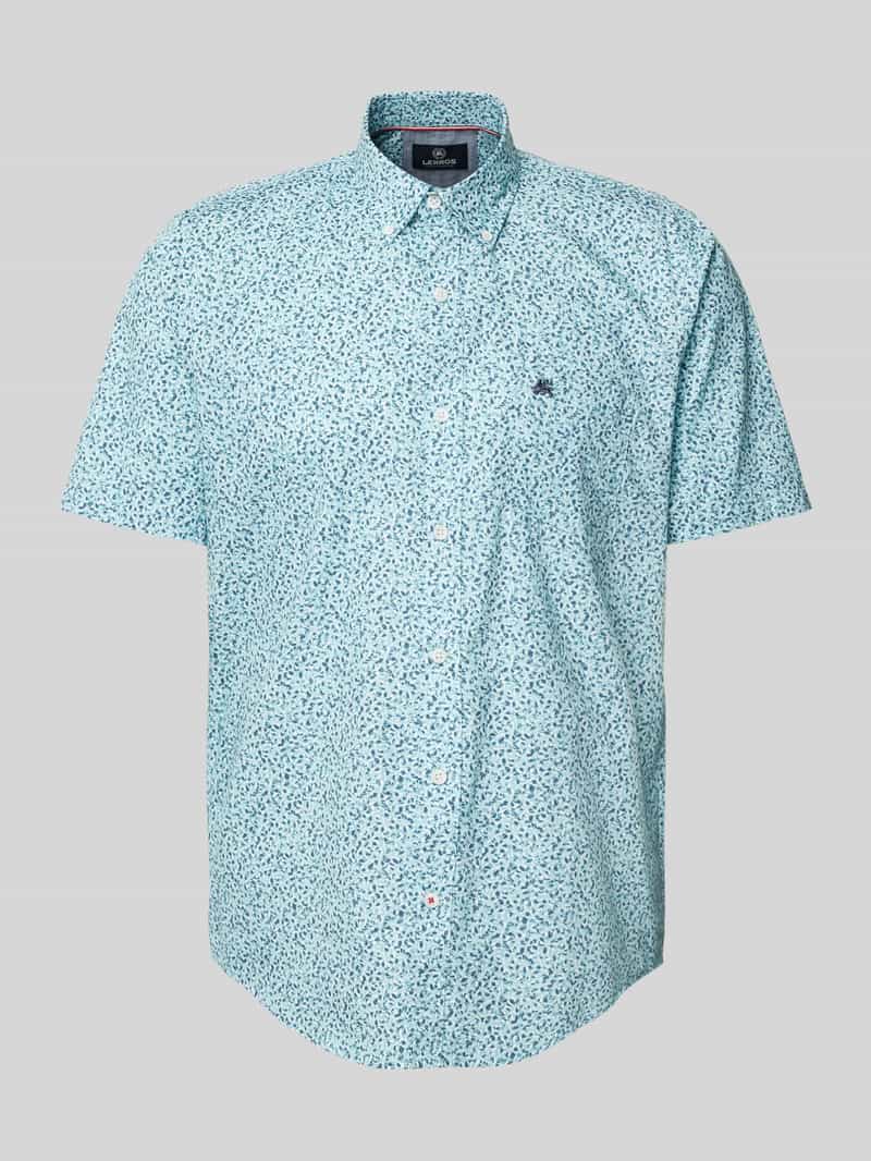 Lerros Regular fit vrijetijdsoverhemd met labelstitching