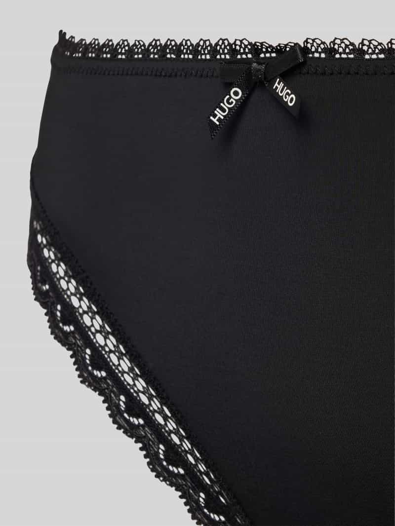 HUGO Slip met kant model 'UNIQUE'